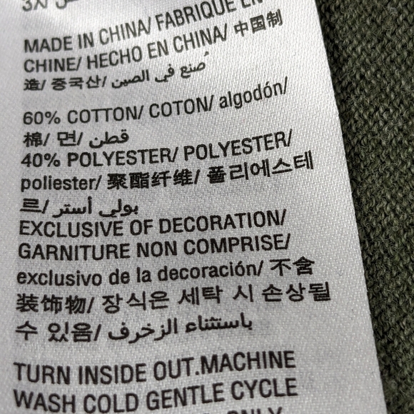 Style & Co Women's Stretch Knit Long Sleeve Stretch Knit Size 3x Tie Front Bb19 - Picture 4 of 10